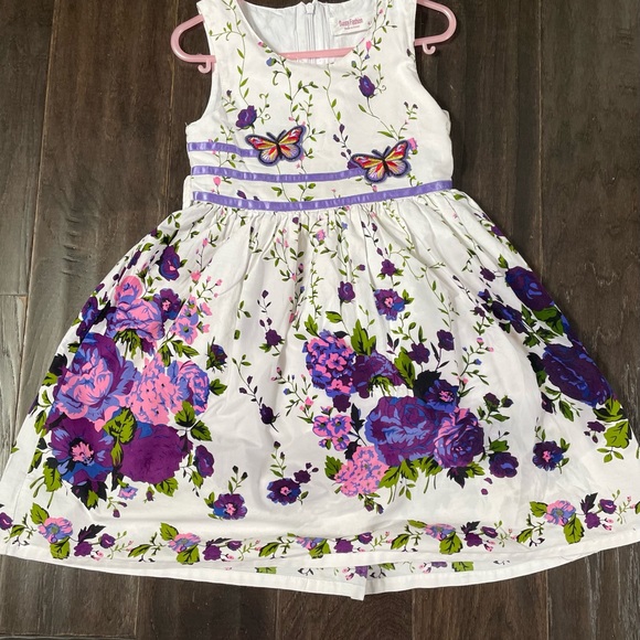 Purple floral dress - Picture 7 of 7